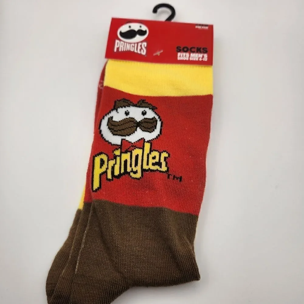 Mens Novelty Crew Socks Pez, Pop Tarts, Pringles Fits Mens 6-12